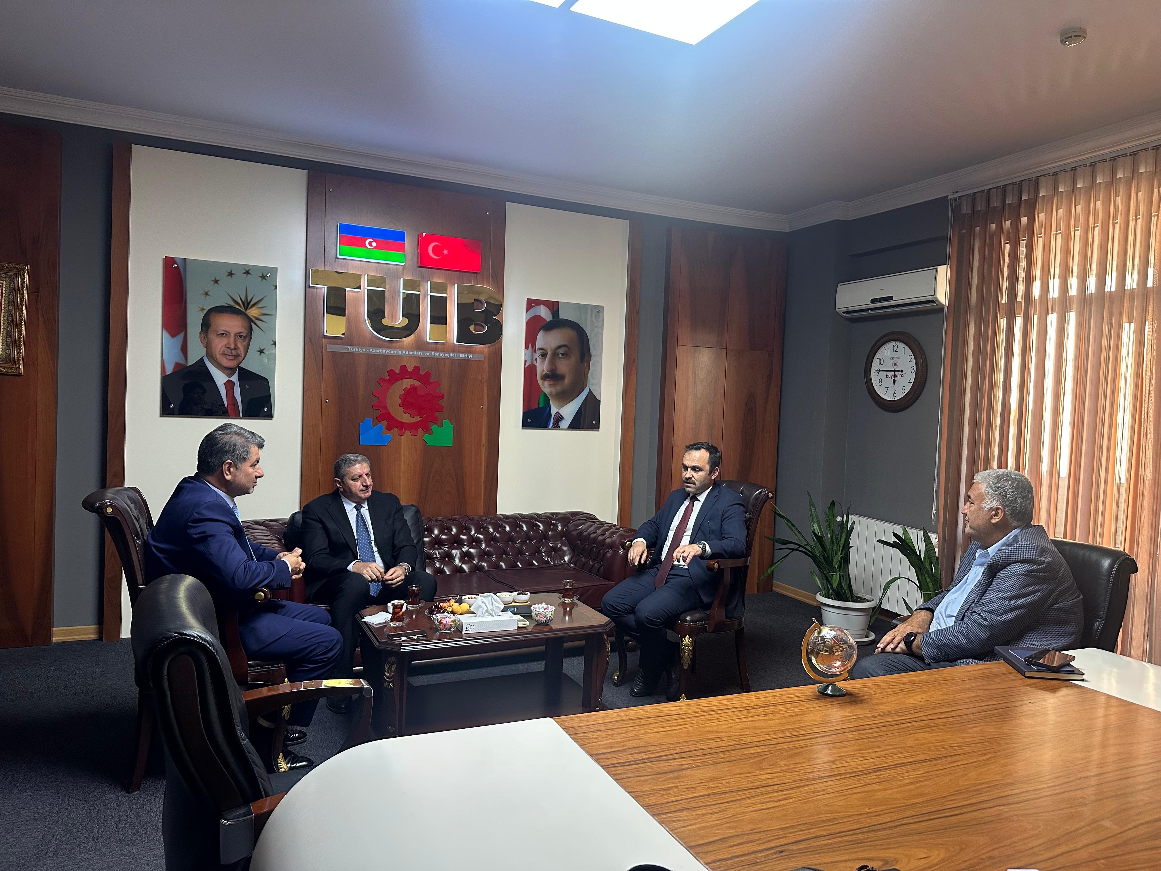 TİKA Bakı Proqram Koordinatoru Mahmut Ağırman TÜİB-i ziyarət edib
